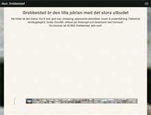 Tablet Screenshot of grebbestad.se